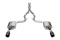 21255BLK Sport Cat-Back Exhaust System Fits Select Ford Mustang