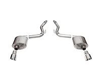 21256 Touring Axle-Back Exhaust System Fits Select Ford Mustang