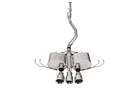 21302 Xtreme Cat-Back Exhaust System for 2017-2021 FK8 Honda Civic Type-R 2.0L Turbo (Slash Cut Polished Tips)