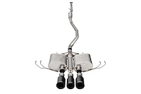21303BLK Xtreme Cat-Back Exhaust System for 2017-2021 FK8 Honda Civic Type-R 2.0L Turbo (Straight Cut Black Tips)