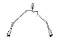 21309GNM Cat-Back Exhaust System Fits Select Ram 1500 Trucks [5 in. Gunmetal PVD Tips]
