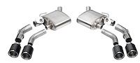 21789CF Active Valve (NPP) Axle-Back Exhaust System Fits Select Chevrolet Camaro SS, ZL1 6.2L [Quad Carbon Fiber Tips]