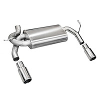 24412 Sport Axle-Back Exhaust System 2007-2018 Jeep Wrangler JK 3.6L/3.8L