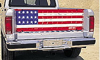 ProFlow Tailgate Net 18 in. Height x 59.75 in. Width U.S. Flag