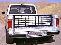 Pro Runner Tailgate Net 18 in. Height x 59.75 in. Width Black