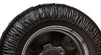 Good Spare Tire Cover Textured Vinyl Fabric Small- 6 in. To 8.75 in. Wide And 26.5 in. To 29 in. Diameter Black