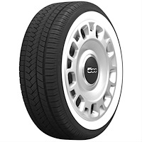 530286 Tire, American Classic Radial, 1625-Inch Whitewall, 185/55R15