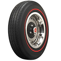 Coker Classic Vintage Sports Car Redline Radial Tire 185R15 ( 4.75" x 27" - 15" )