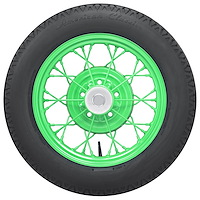 American Classic Model A Ford Series Bias Look Radial Blackwall Tire 440/450R21