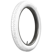 793860 Tire, Firestone Cl-Incher, All White, 30x35