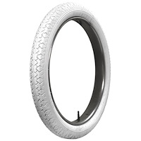 805900 Tire, Firestone Cl-Incher, All White, 30x3
