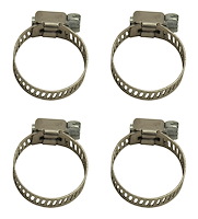 Stainless Steel Hose Clamps Fits hose 5/16" to 1/2"