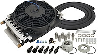 Electra-Cool Engine Oil Cooler Kit Inlet Size: -8AN