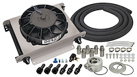Remote Mount Fluid Cooler Kit -8AN Inlets
