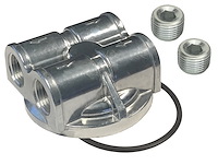 Spin-On Adapter Dual 1/2" NPT Side Ports