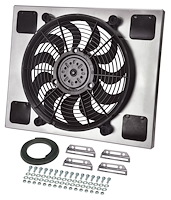 Single Speed Electric Puller Fan with Aluminum Shroud Universal Fit