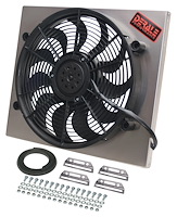 Dual Speed Electric Puller Fan with Aluminum Shroud Universal Fit