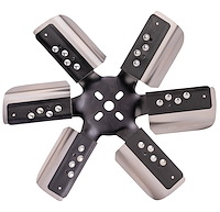 Heavy Duty Flex Fan Diameter: 14-3/4"