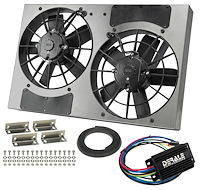 High-Output Dual Fan Assembly With PWM Controller