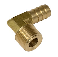 1/2" NPT Male x 1/2" Barb 90? Hose Fitting