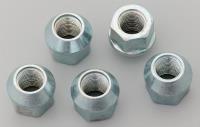 Conical Seat Bulge Lug Nuts 1/2" x 20 RH Open End Zinc Plated Steel 5/pkg