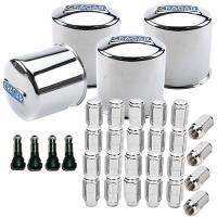 Wheel Installation Kit Includes: (4) 4.25" Bore Closed Center Caps