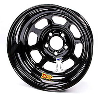 52 Series 15" x 8" Black IMCA-Approved Roll-Formed Race Wheel