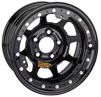 53 Series 15" x 10" Black Roll-Formed Beadlock Race Wheel