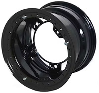 53 Series 15" x 8" Black Roll-Formed Beadlock Race Wheel