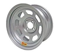 55 Series 15" x 7" Silver Roll-Formed Race Wheel
