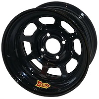 55 Series 15" x 10" Black Roll-Formed Race Wheels