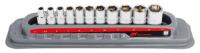 11-Piece 1/4 in. Drive Shallow Metric Socket Set