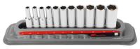 11-Piece 1/4 in. Drive Deep Metric Socket Set