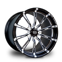 CFV27C5Q-03E StreetFighter Hammer Front Wheel [Size: 18" x 5"] Eclipse Finish