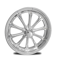 Exile Front Drag Race Wheel [Size: 15"x3.5"] for Strange Spindle Mount, Chrome Finish