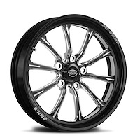 CS53511-05E Exile-S Eclipse Front Wheel [Size: 15" x 3.50"] Black Anodized w/ Machined Accents