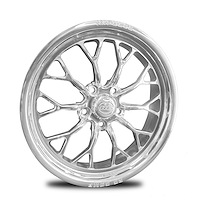 Impulse Front Drag Race Wheel [Size: 15"x3.5"] 5 x 4.50" Bolt Pattern, Chrome Finish