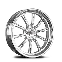 Hammer-S Front Drag Race Wheel [Size: 15"x3.5"] 5 x 4.75" Bolt Pattern, Chrome Finish