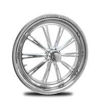 Hammer-S Front Drag Race Wheel [Size: 17"x2.25"] for Strange Spindle Mount, Chrome Finish