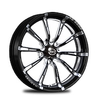 CS74531-03E Hammer Eclipse Front Wheel [Size: 17" x 4.50"] Black Anodized w/ Machined Accents