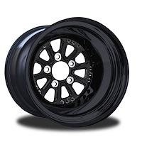CSB803B-03B Hammer Black Non-Beadlock Rear Wheel [Size: 15" x 8.50"] Black Anodized w/ Black Barrel