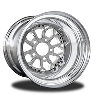 CSC406P-14P impulse Polished Non-Beadlock Rear Wheel [Size: 15" x 9"] Polished w/ Polished Barrel