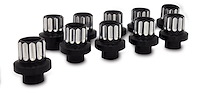 CSLUG437-01E Shank Style Lug Nuts [7/16 in.-20 Thread] Black Anodized