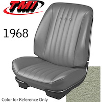 Standard Sport Bucket Seat Upholstery for 1968 Chevy Chevelle Coupe/Convertible [Parchment Pearl Metallic]