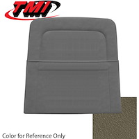 10-7429-3625 NUGGET GOLD - 69 MUSTANG STANDARD UPHOLSTERY COUPE CONVERTIBLE & SPORTSROOF BACK VIEW W/ POCKET