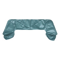 22-7105-2929 TURQUOISE - 64 1/2-66 MUSTANG PADDED CONVERTIBLE TOP BOOT WITH SNAP FASTENER DESIGN SNA