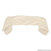 22-7109-4062 WHITE - 1969-70 MUSTANG PADDED CONVERTIBLE TOP BOOT WITH SLIP TAB DESIGN