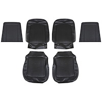 43-70208-958-3437 BLACK - 68 MUSTANG COUPE CONVERTIBLE OR 2+2 FASTBACK FRONT ONLY WITH BUCKET SEATS