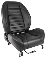 Pro-Series Low-Back Seat, Right/Passenger Side [Charcoal with Black Stitching]