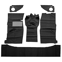 34-F83007-301 Premium Carpet Kit,  1967-1972 Chevy/GMC Truck Standard cab, Black Loop Carpet